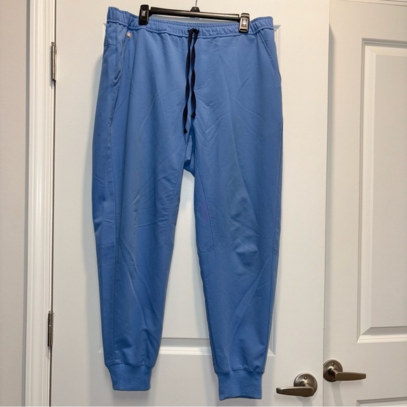 Figs‎ Tansen Jogger Scrub Pants Ceil Blue XL Short - Picture 2 of 7